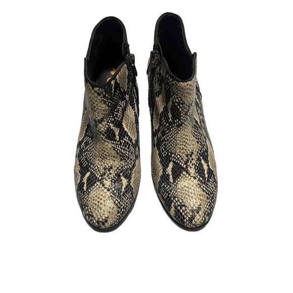Circus by Sam‎ Edelman Women's Pipper Ankle Boots Faux Snake Skin Size 7.5 - Picture 2 of 8